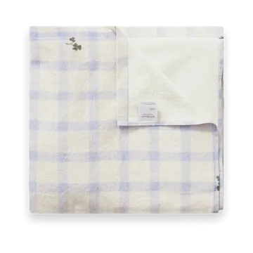 Gingham Sorrel Blue Terry badehåndkle - 100x150 cm - Garbo&Friends