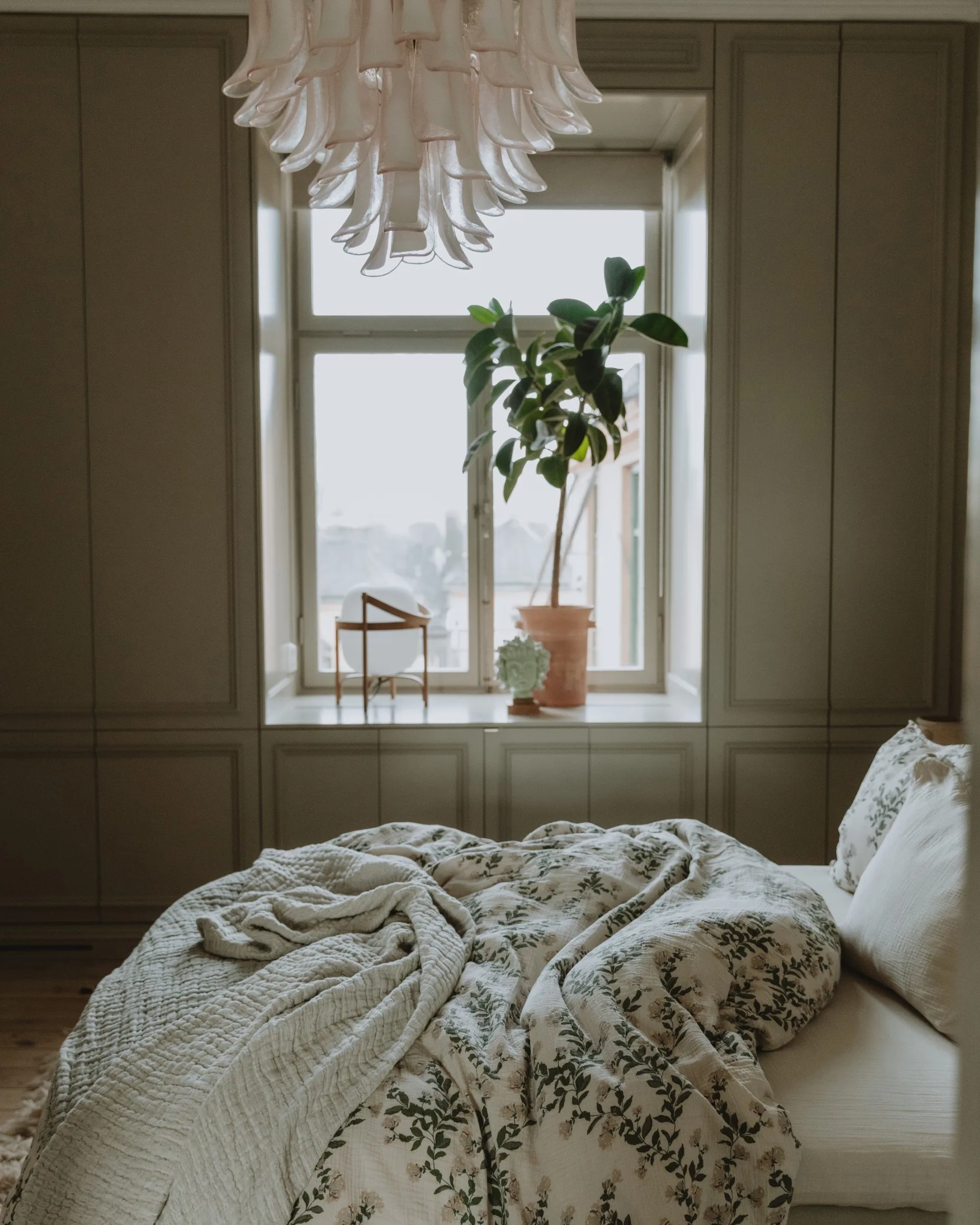 Honeysuckle Muslin dobbelt dynetrekk, 220x220 cm Garbo&Friends