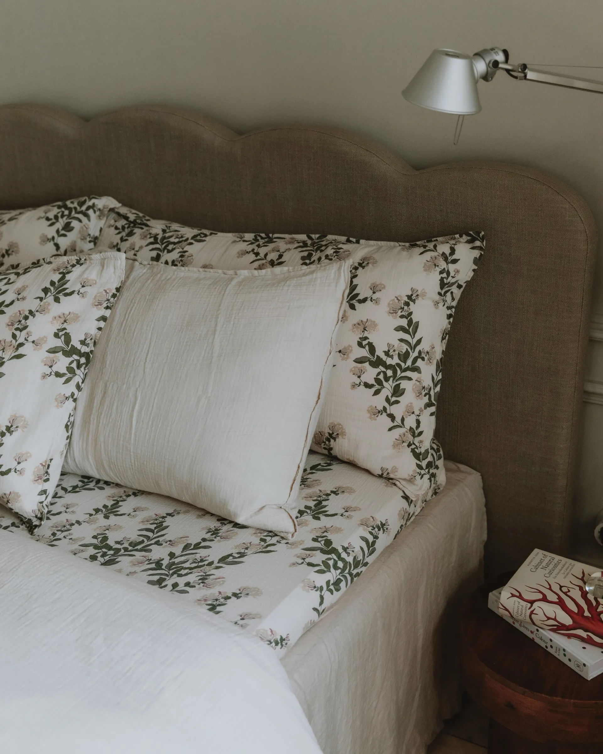 Honeysuckle Muslin dra-på-laken, 160x200x30 cm Garbo&Friends