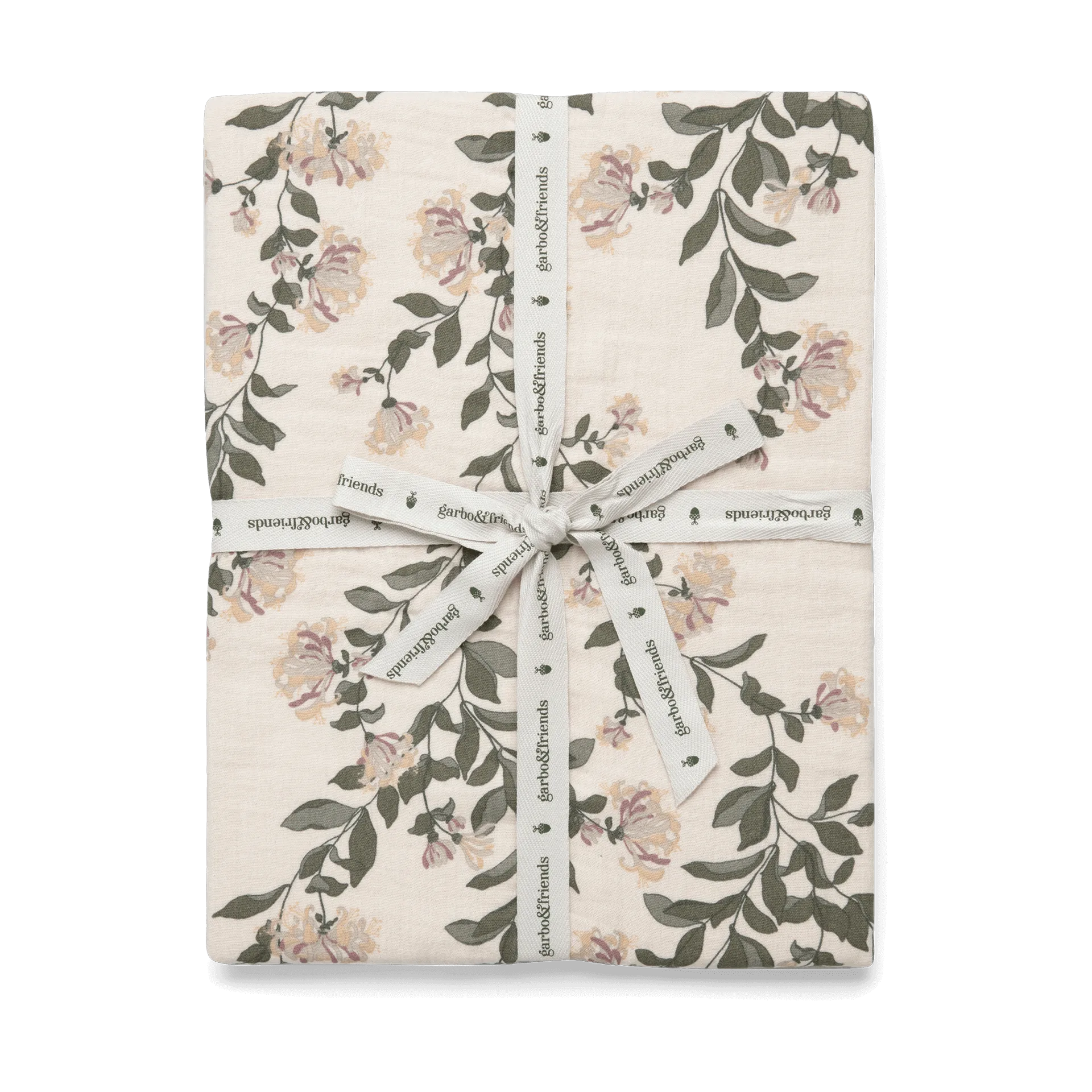 Honeysuckle Muslin dra-på-laken, 90x200x30 cm Garbo&Friends