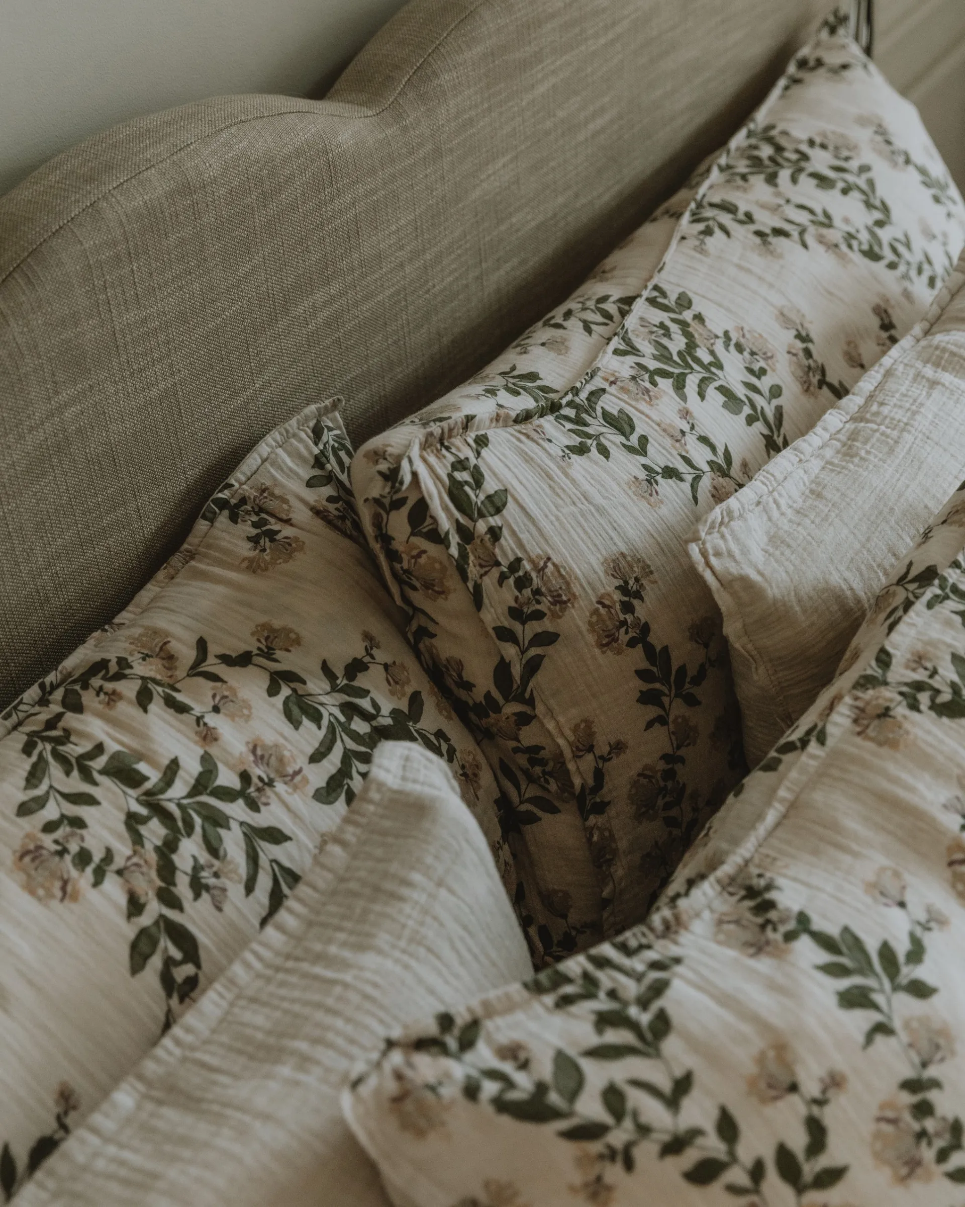 Honeysuckle Muslin putetrekk, 50x70 cm Garbo&Friends