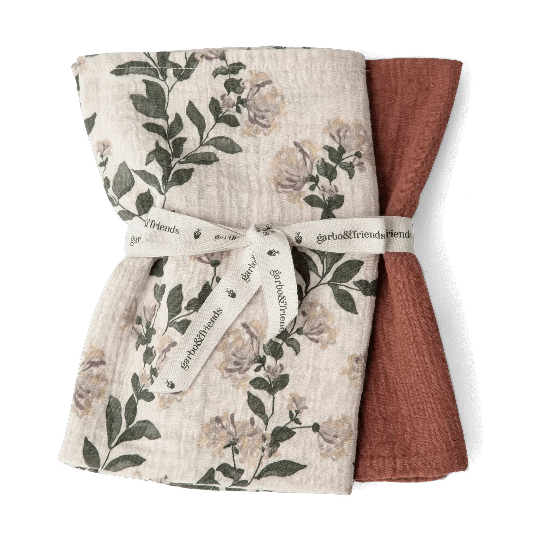 Honeysuckle Muslin teppe liten 2 deler, 60x60 cm Garbo&Friends