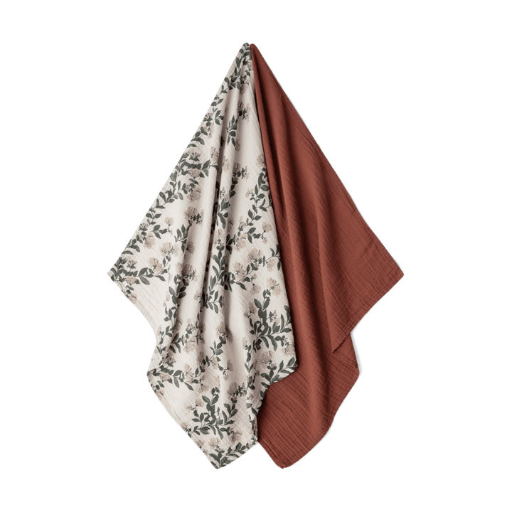 Honeysuckle Muslin teppe liten 2 deler, 60x60 cm Garbo&Friends