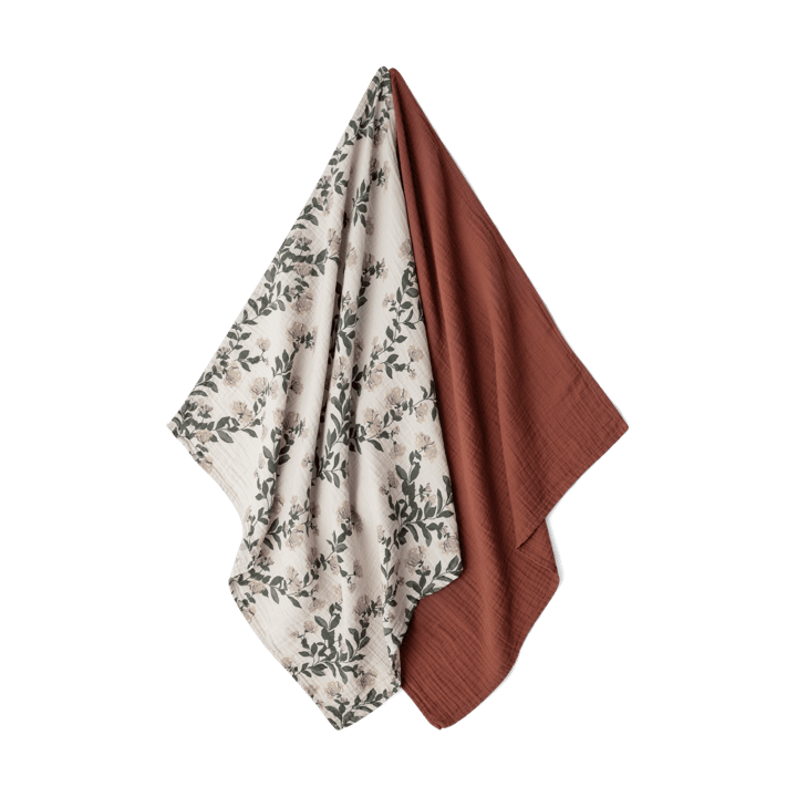 Honeysuckle Muslin teppe liten 2 deler - 60x60 cm - Garbo&Friends