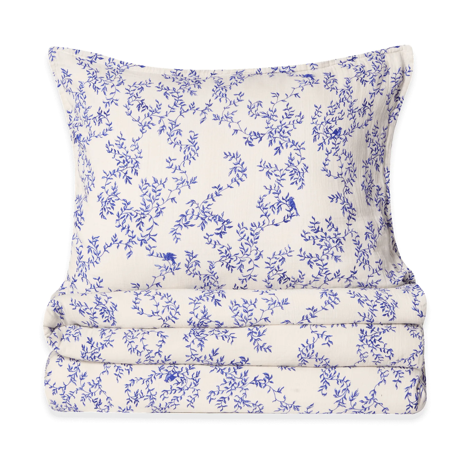 Jardim Muslin sengesett, 150x210 cm/50x60 cm Garbo&Friends
