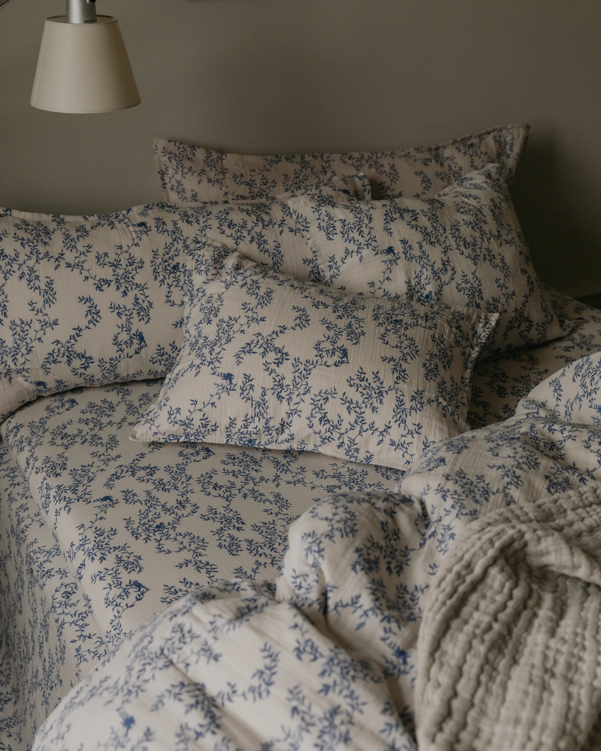 Jardim Muslin strikklaken, 160x200x30 cm Garbo&Friends