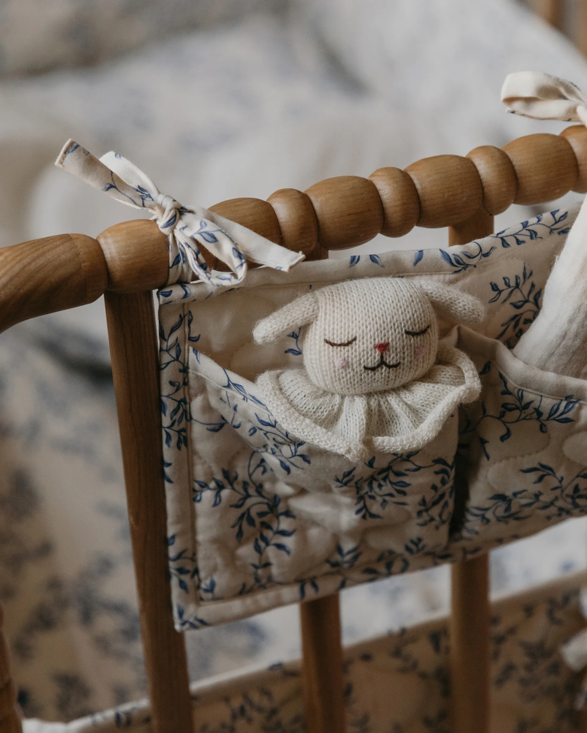 Jardim Satin quiltet sengeveske, 18x43 cm Garbo&Friends