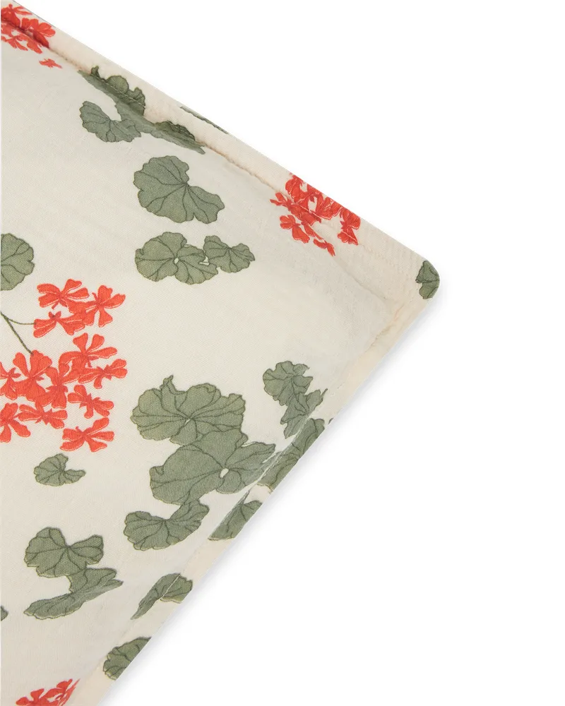 Pelargonium Muslin putetrekk, 50x60 cm Garbo&Friends