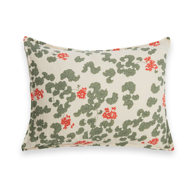 Bilde av Garbo&Friends Pelargonium Muslin putetrekk 50x70 cm