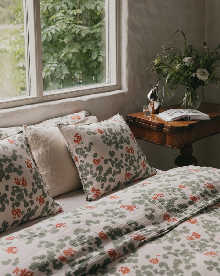 Pelargonium Muslin putetrekk, 50x70 cm Garbo&Friends