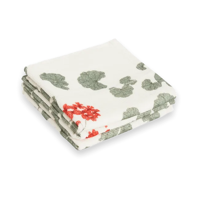 Pelargonium Terry vaskeklut 3-pk, 30x30 cm Garbo&Friends