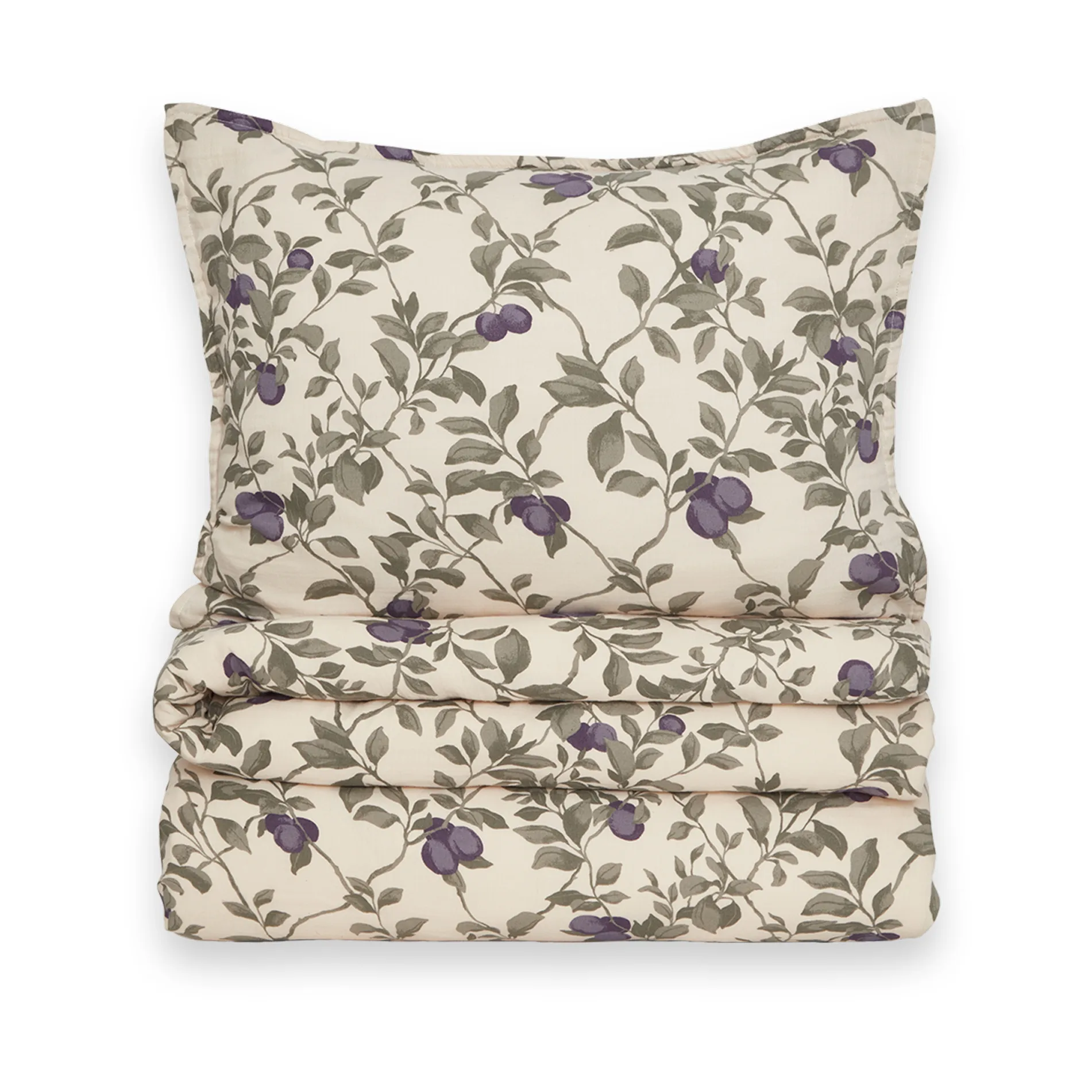 Plum Musin sengesett, 150x210 cm/50x60 cm Garbo&Friends