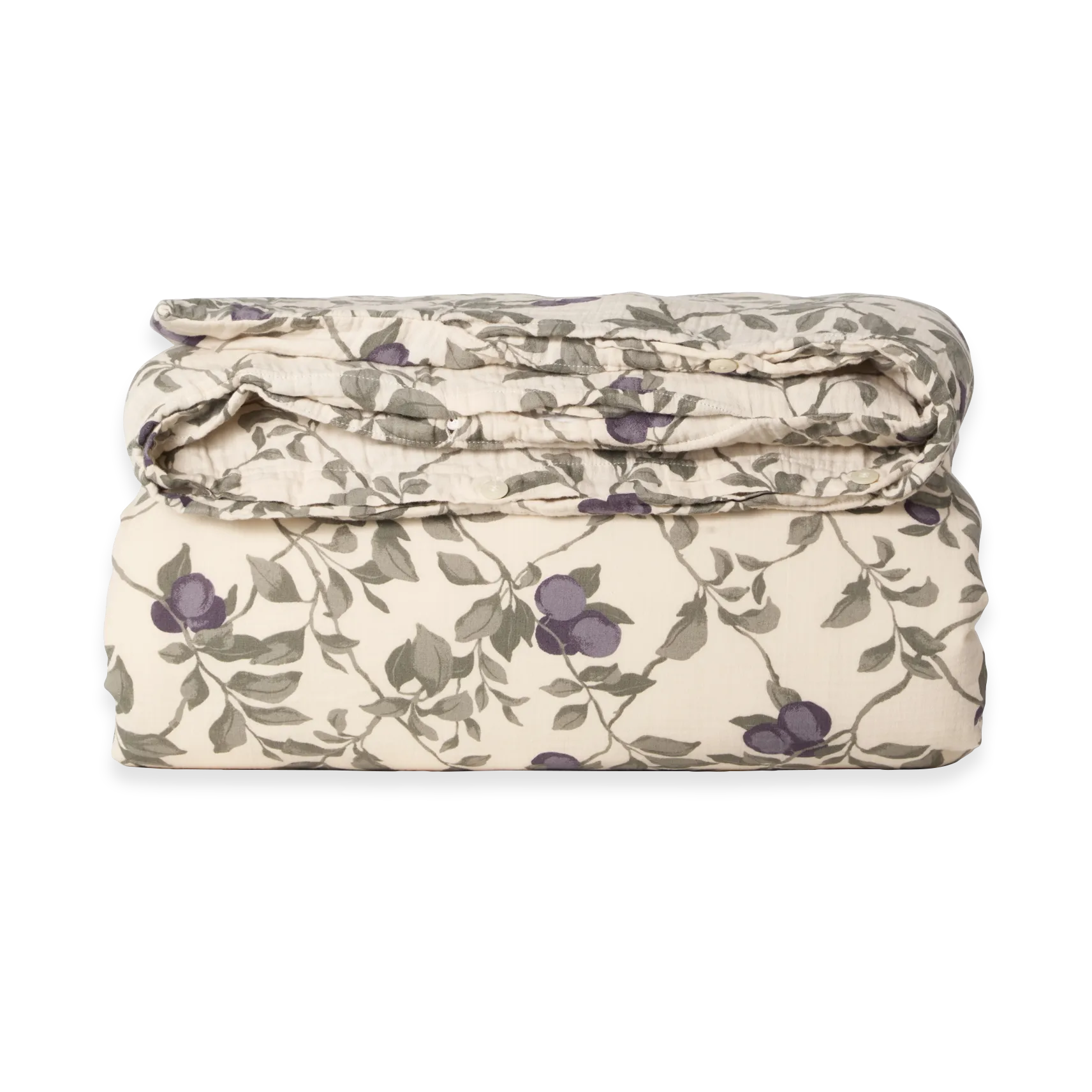 Plum Muslin dobbelt dynetrekk, 220x220 cm Garbo&Friends