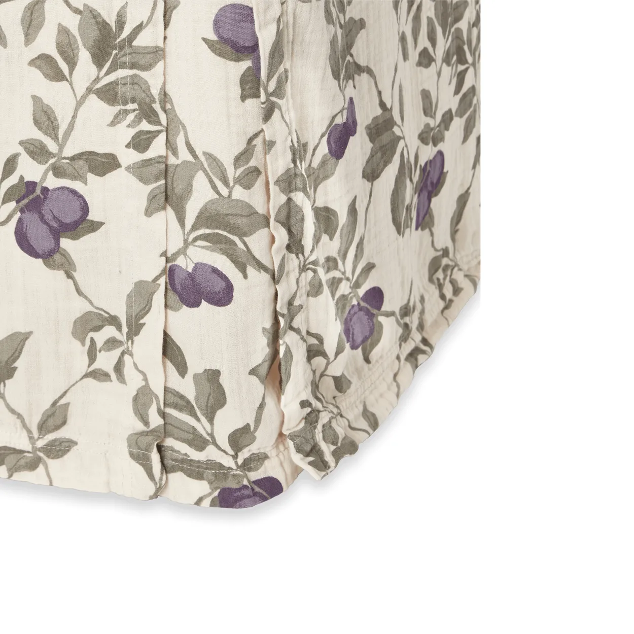 Garbo&Friends Plum Muslin sengekappe 90x200x53 cm | Skandinavisk Design | Kappelaken | Beige