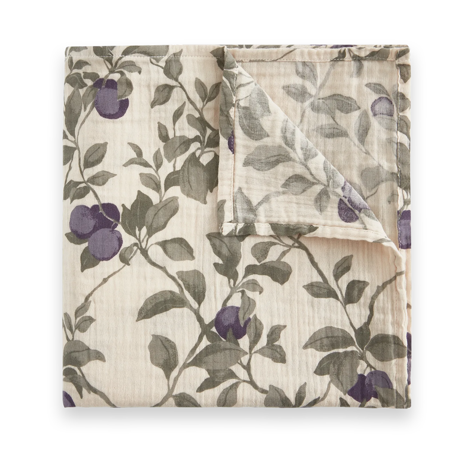 Plum Muslin swaddle teppe, 110x110 cm Garbo&Friends