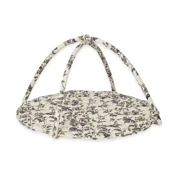 Plum Satin quiltet babygym - Ø90 cm - Garbo&Friends