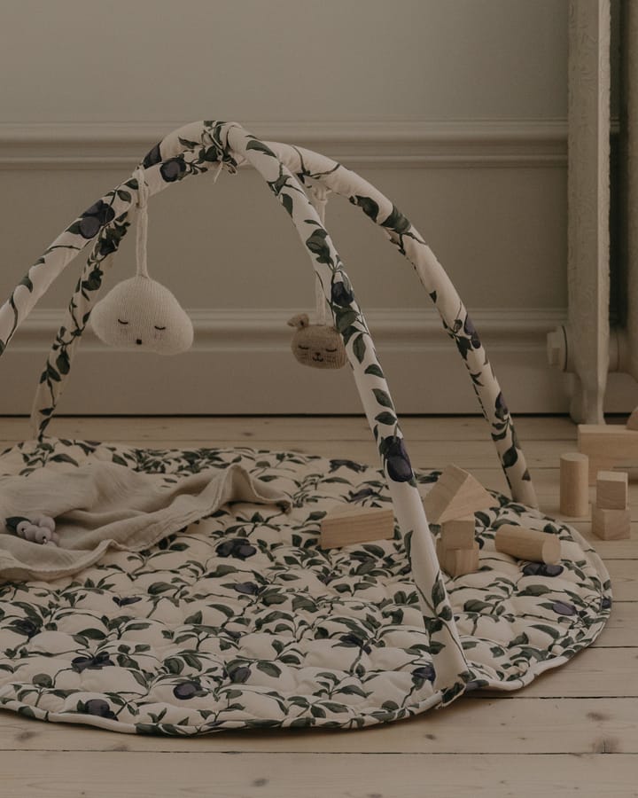Plum Satin quiltet babygym, Ø90 cm Garbo&Friends