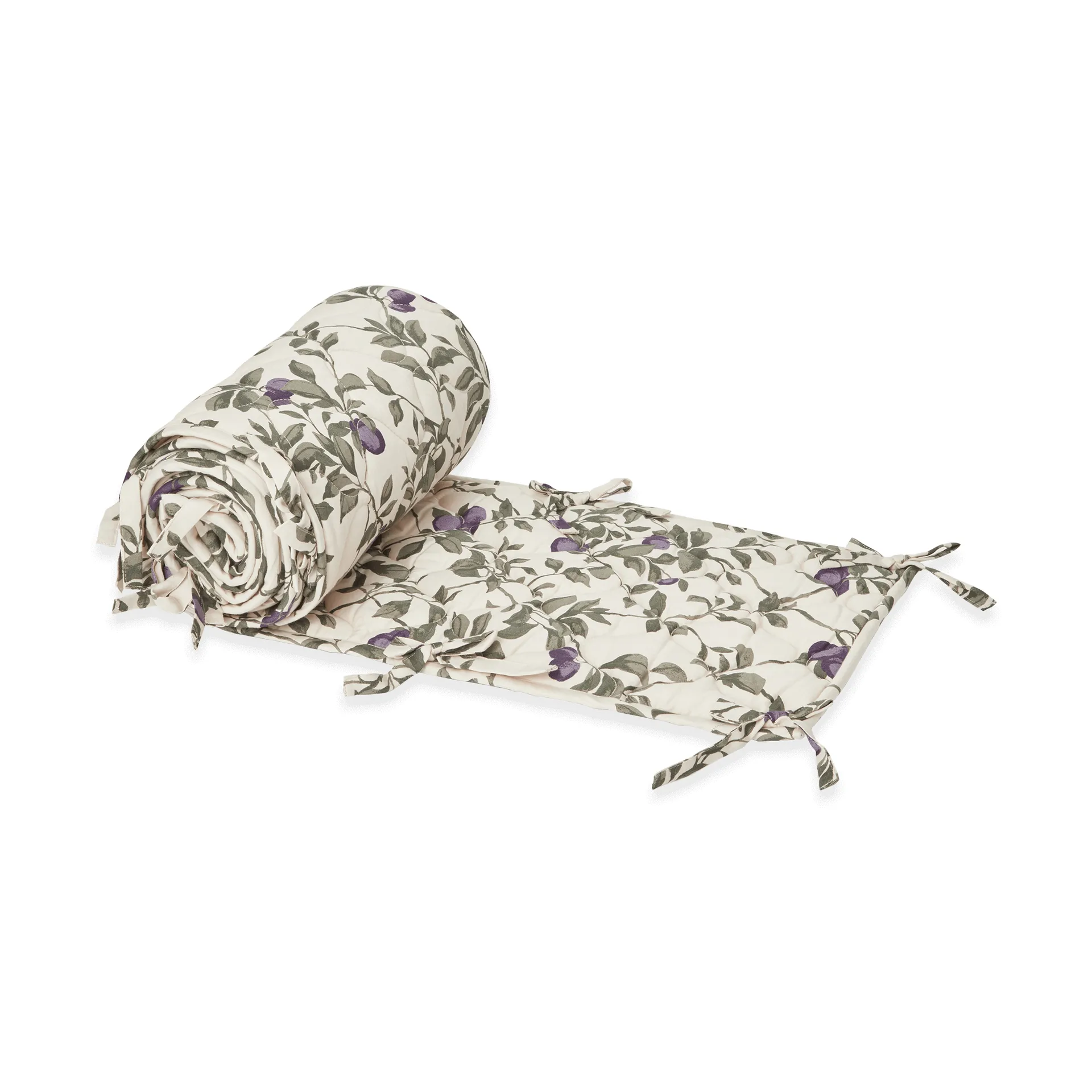 Plum Satin quiltet sprinkelbeskytter, 30x360 cm Garbo&Friends