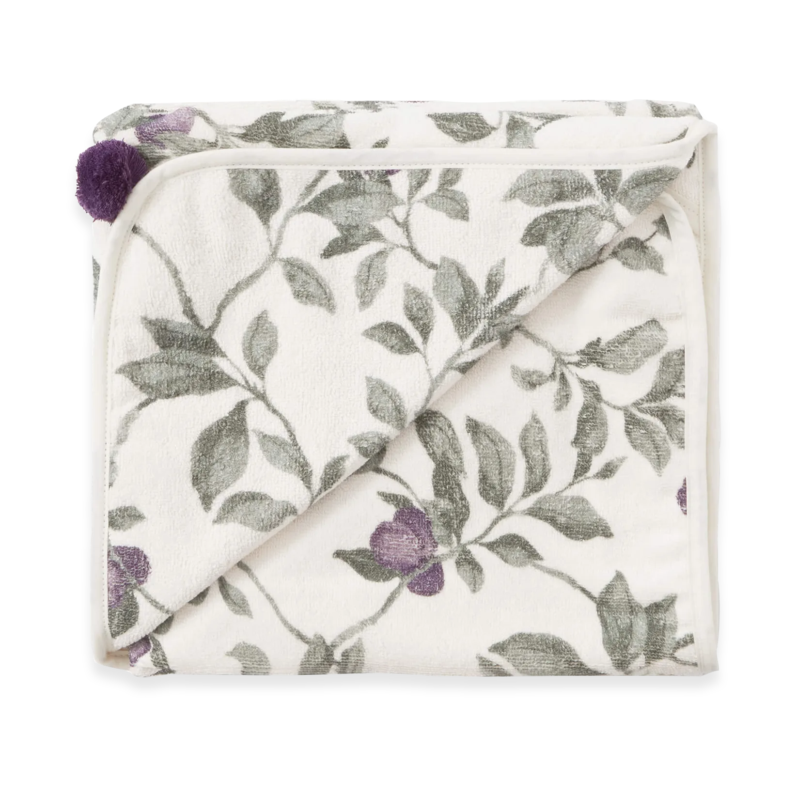 Plum Terry håndkle med hette, 80x80 cm Garbo&Friends