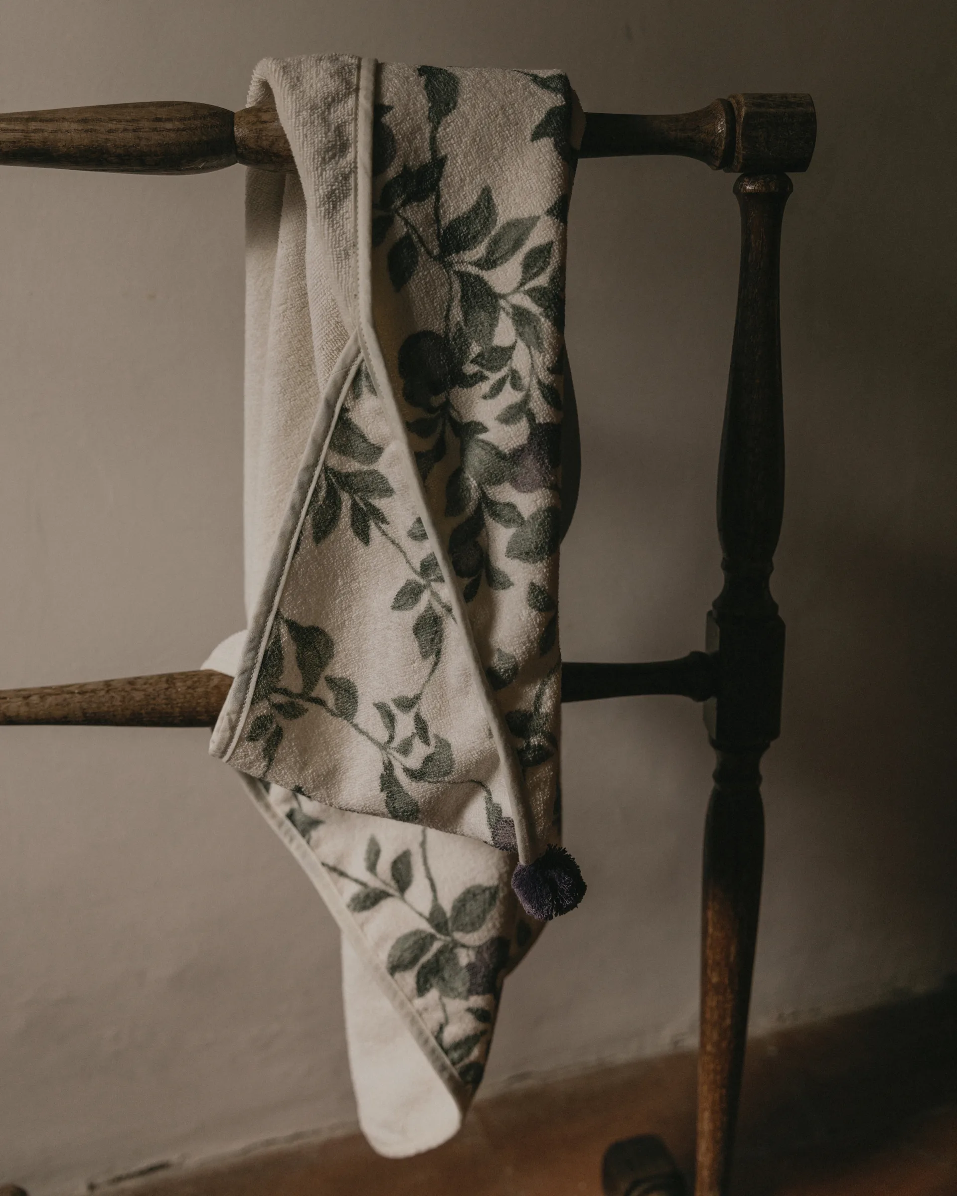 Plum Terry håndkle med hette, 80x80 cm Garbo&Friends