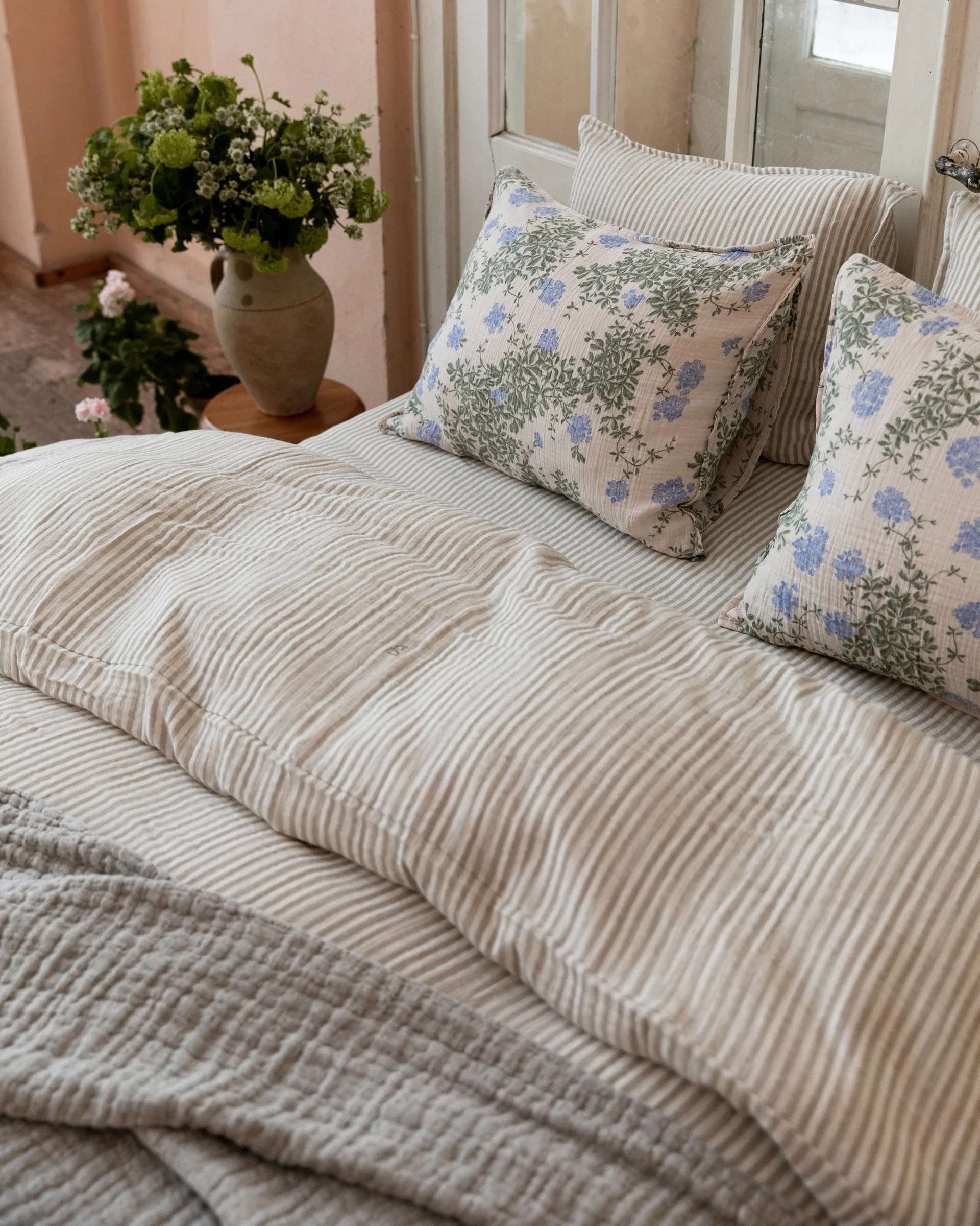 Plumbago Muslin dobbelt dynetrekk, 220x240 cm Garbo&Friends