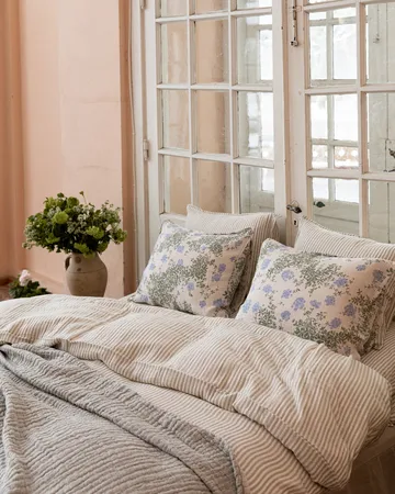 Plumbago Muslin dobbelt dynetrekk - 240x220 cm - Garbo&Friends