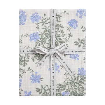 Plumbago Muslin dra-på-laken - 140x200x30 cm - Garbo&Friends
