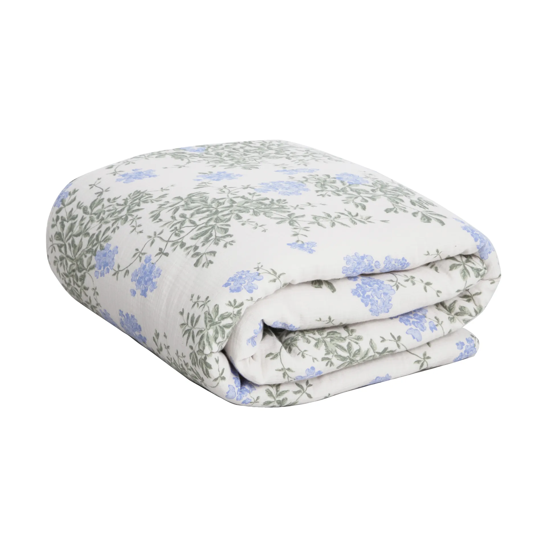 Plumbago Muslin polstret pledd, 100x140 cm Garbo&Friends