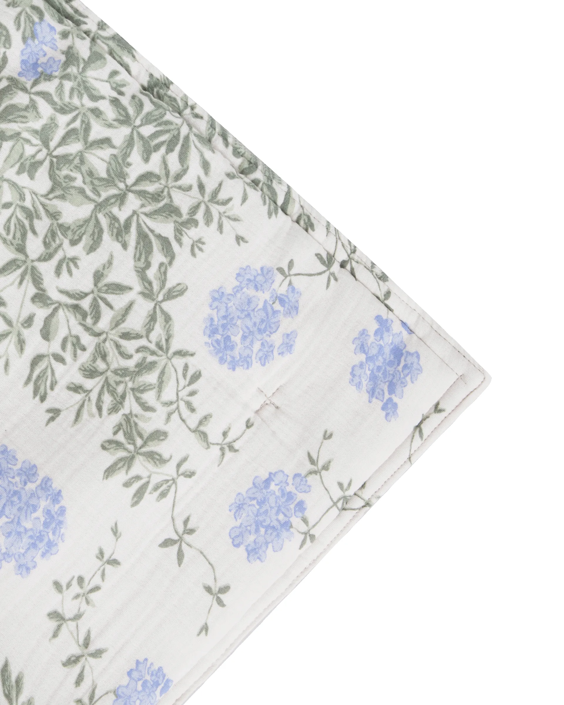 Plumbago Muslin polstret pledd, 100x140 cm Garbo&Friends