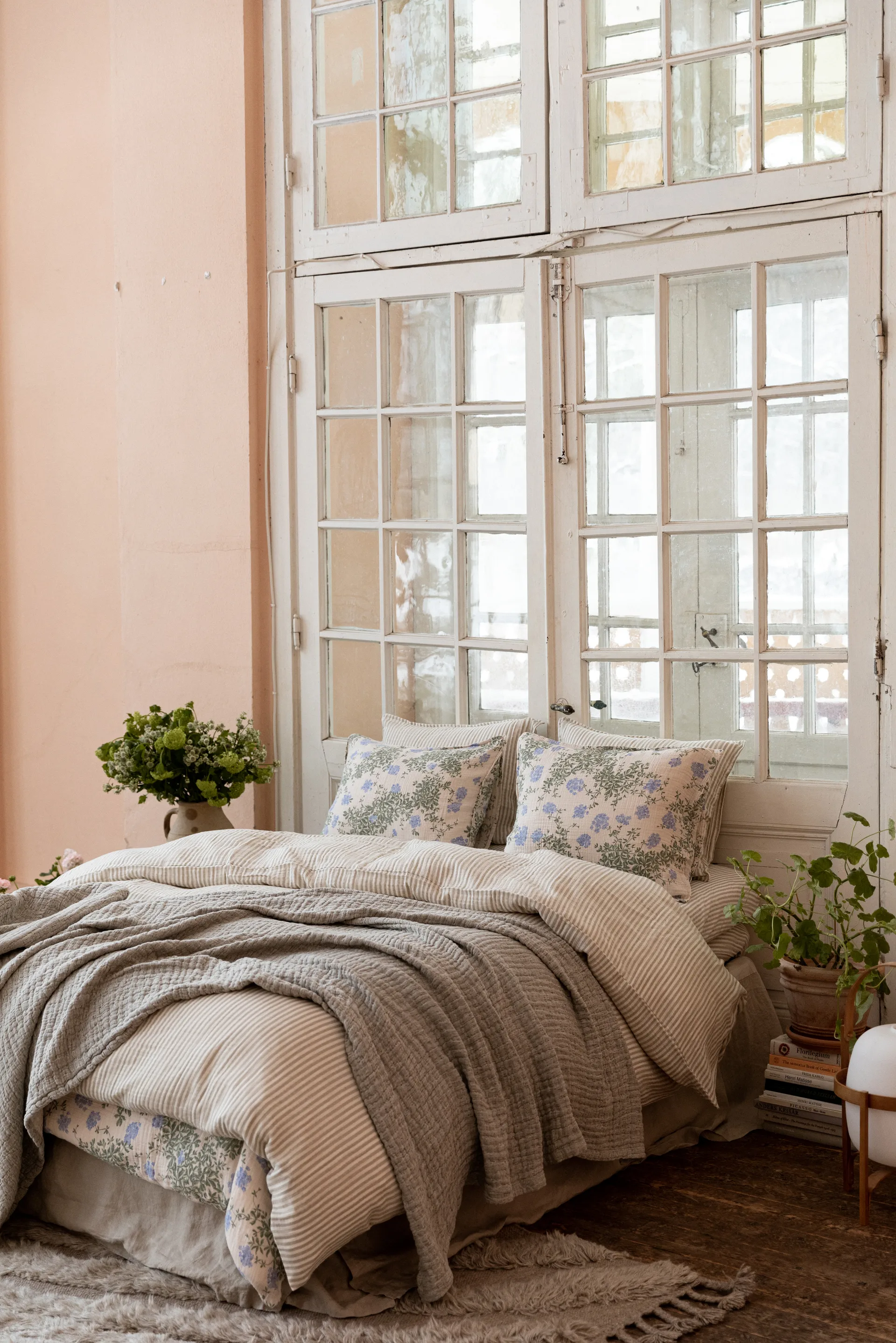 Plumbago Muslin putetrekk, 50x70 cm Garbo&Friends