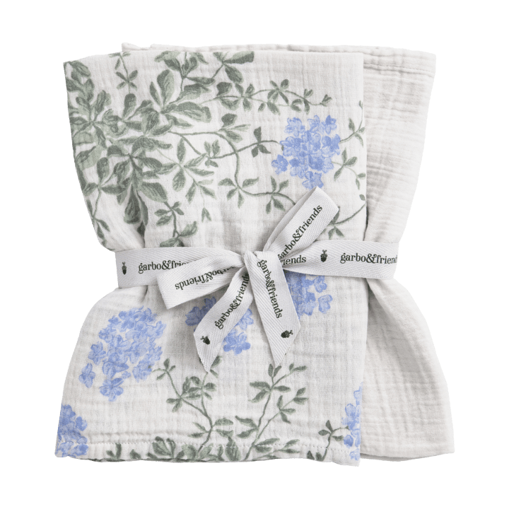 Plumbago Muslin teppe liten 2 deler - 60x60 cm - Garbo&Friends