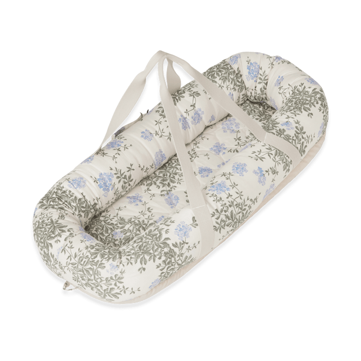 Plumbago Satin quiltet babynest, 43x87x16cm Garbo&Friends