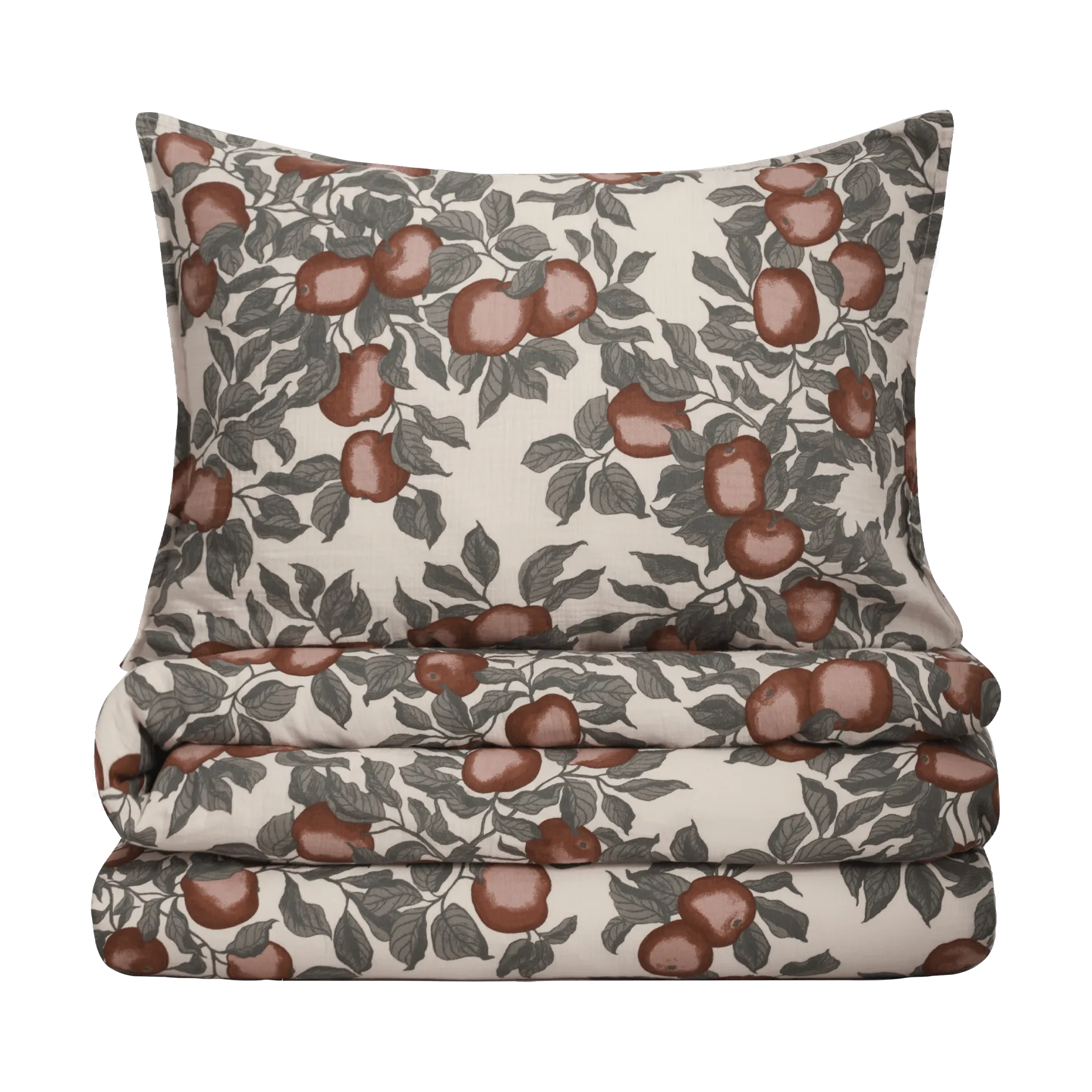 Pomme Muslin sengesett, 150x210 cm/50x60 cm Garbo&Friends