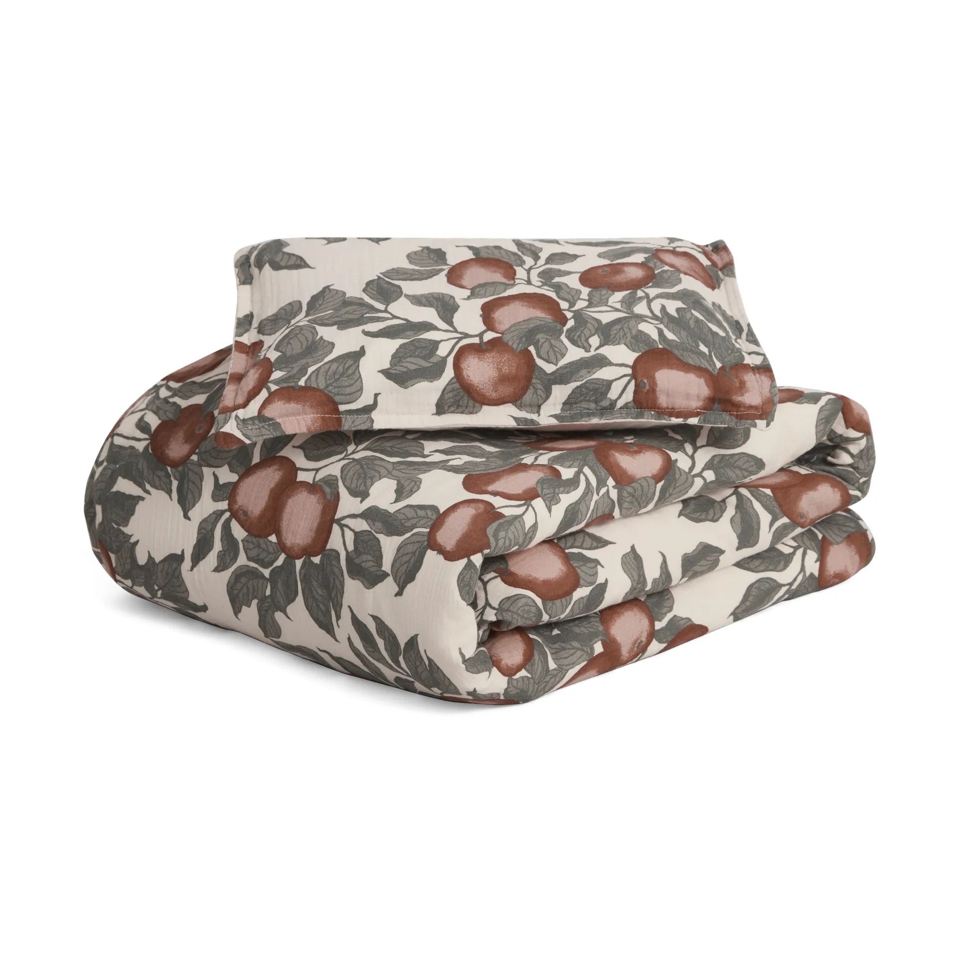 Pomme Muslin sengesett junior, 100x130 cm/35x55 cm Garbo&Friends