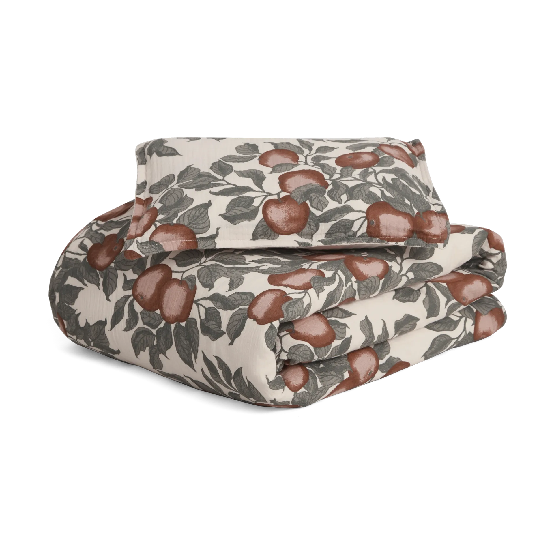 Pomme Muslin sengesett junior, 100x140 cm/40x60 cm Garbo&Friends