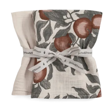 Pomme Muslin teppe liten 2 deler - 60x60 cm - Garbo&Friends