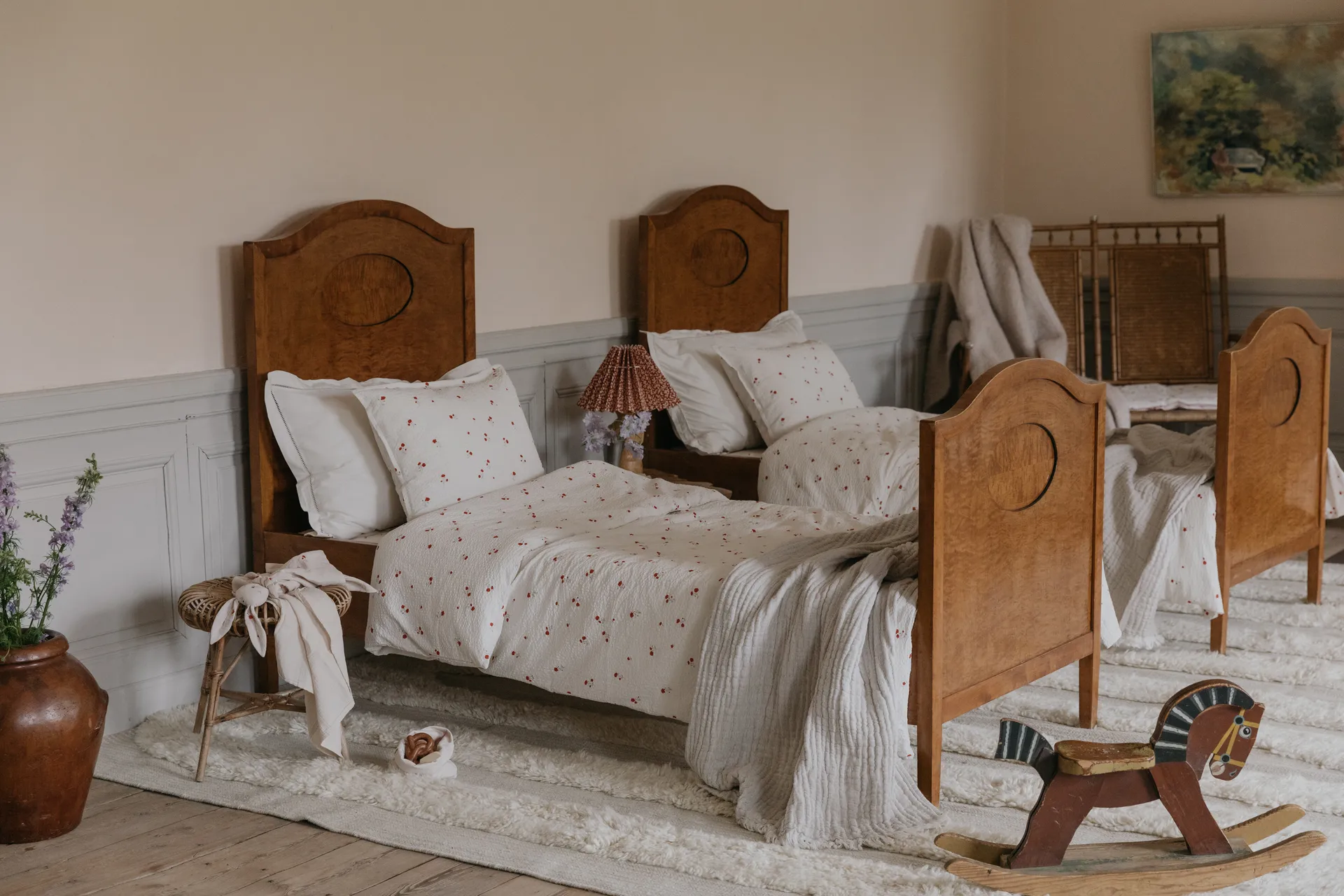 Poppy Seersucker dynetrekk, 150x210 cm Garbo&Friends