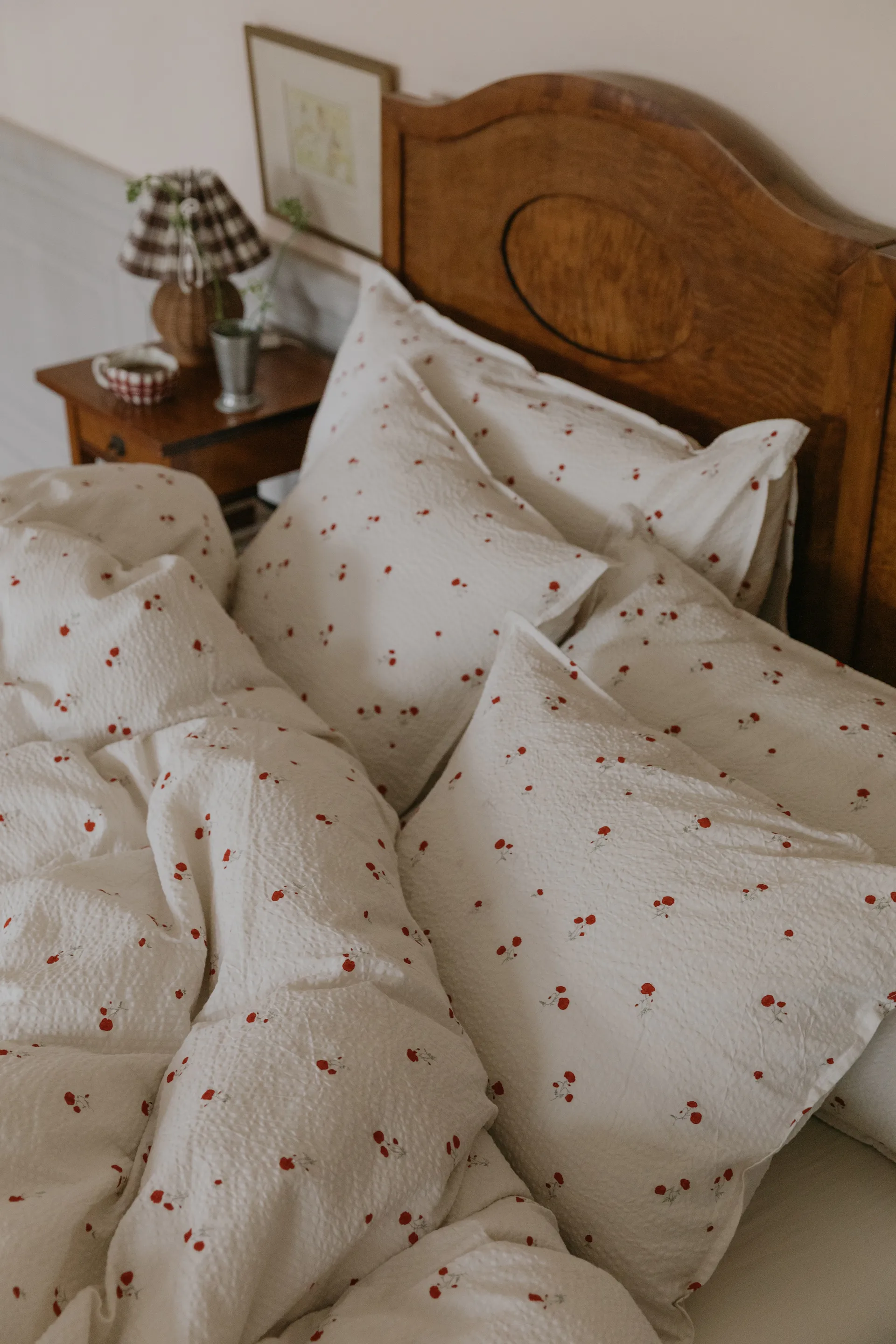 Poppy Seersucker putetrekk, 50x60 cm Garbo&Friends