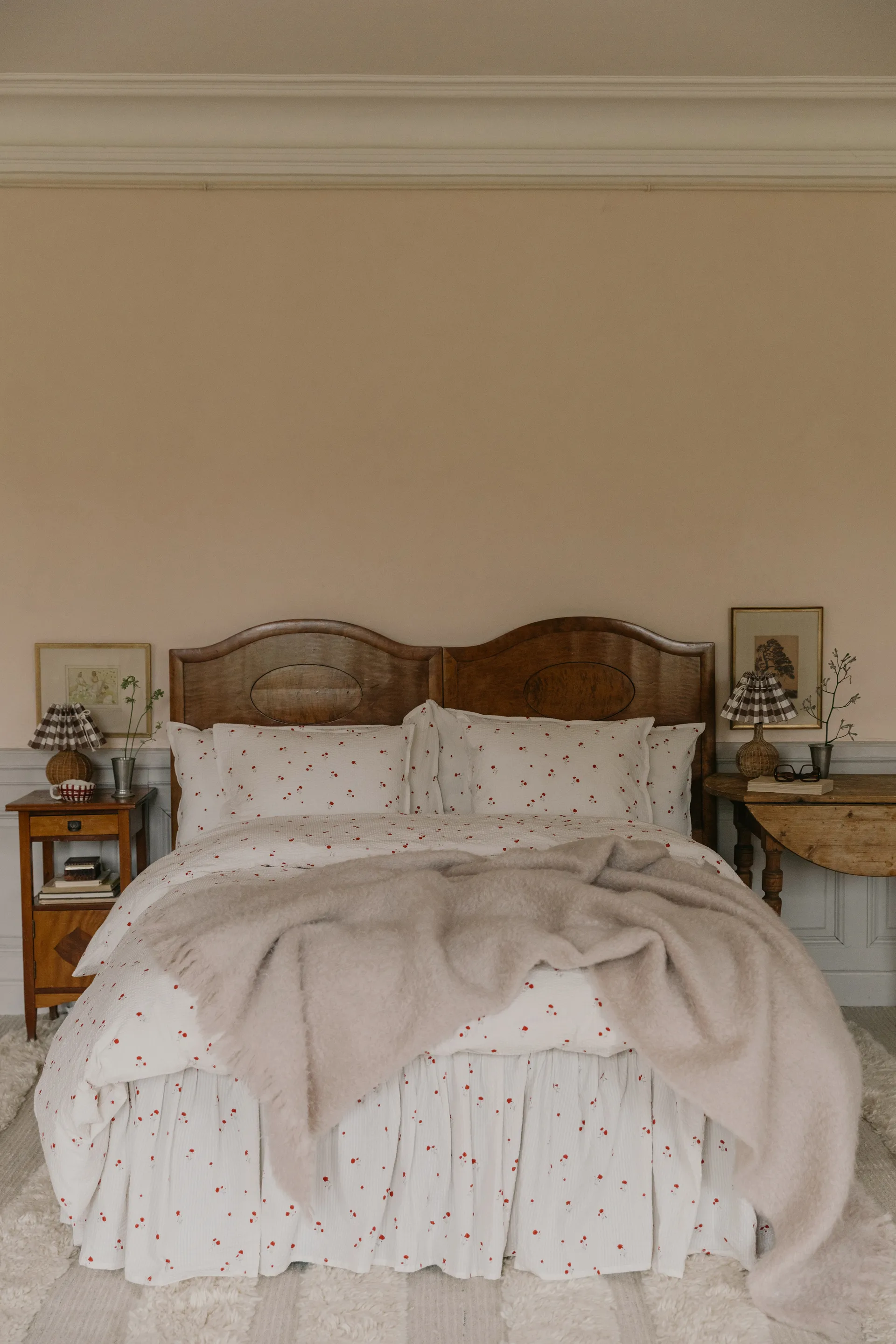 Poppy Seersucker sengeteppe, 140x200x53 cm Garbo&Friends