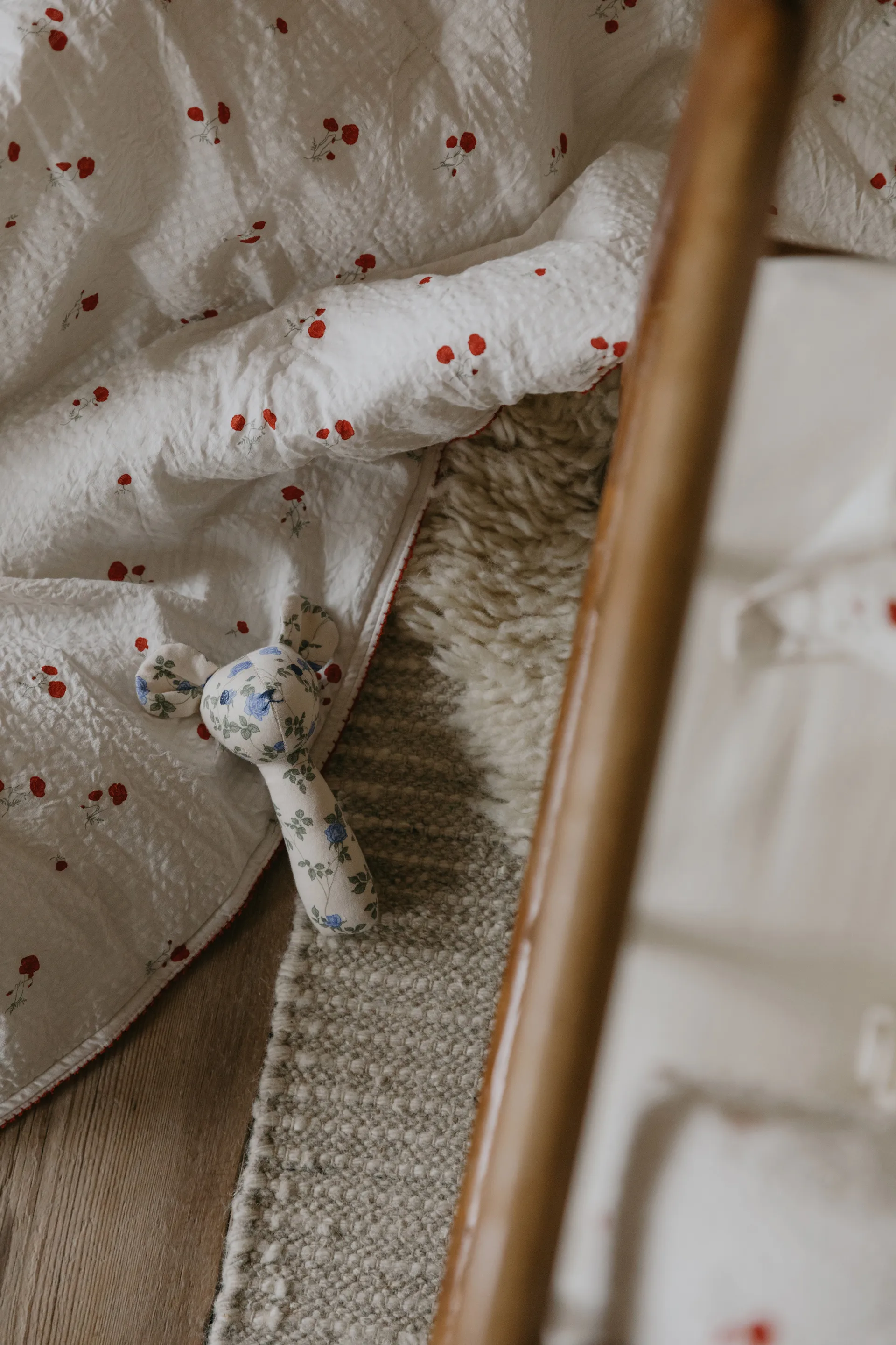 Poppy Seersucker vattert pledd, 100x140 cm Garbo&Friends