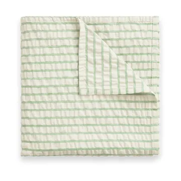 Stripe Emerald Seersucker Swaddle - 110x110 cm - Garbo&Friends