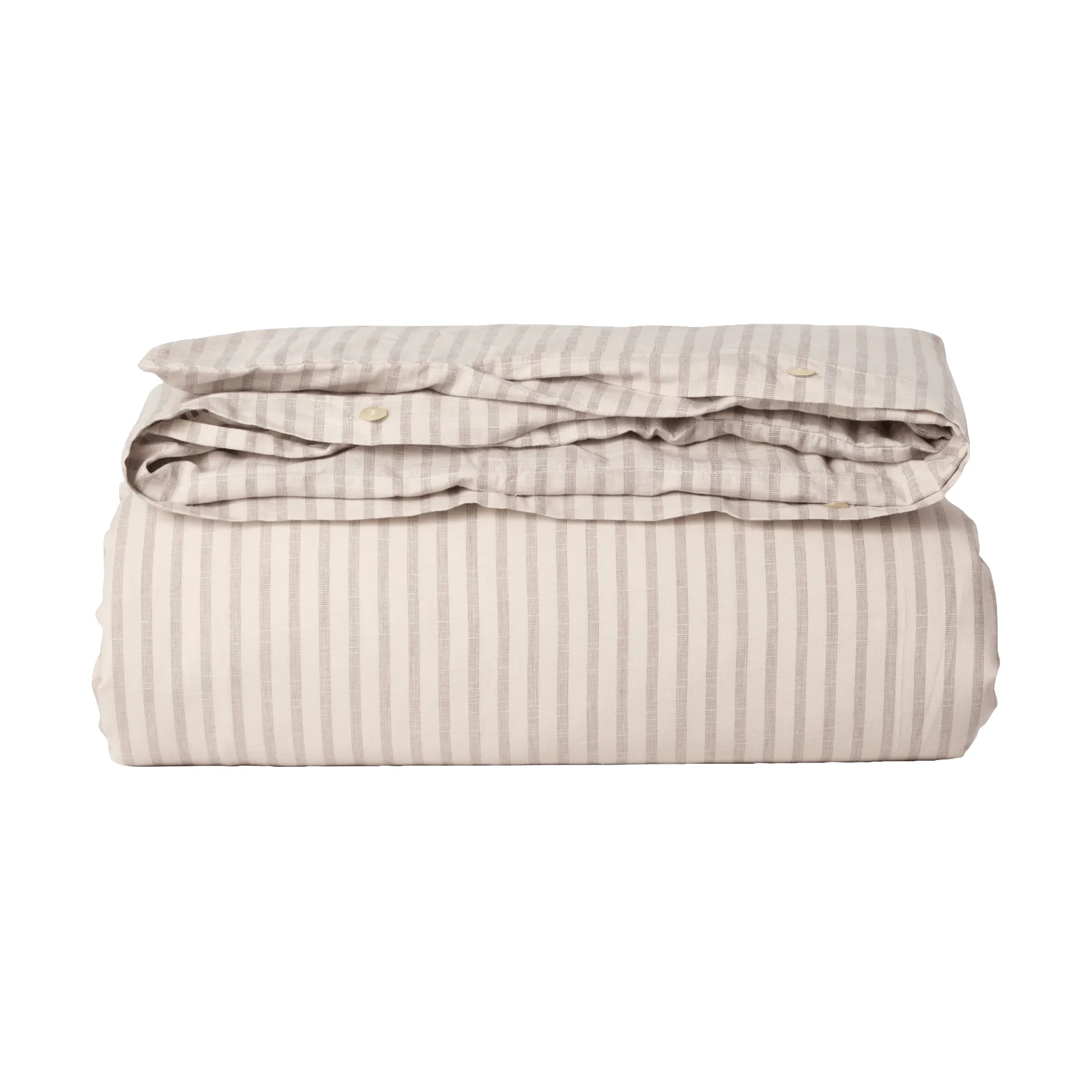 Stripe Mauve Muslin dynetrekk, 135x200 cm Garbo&Friends