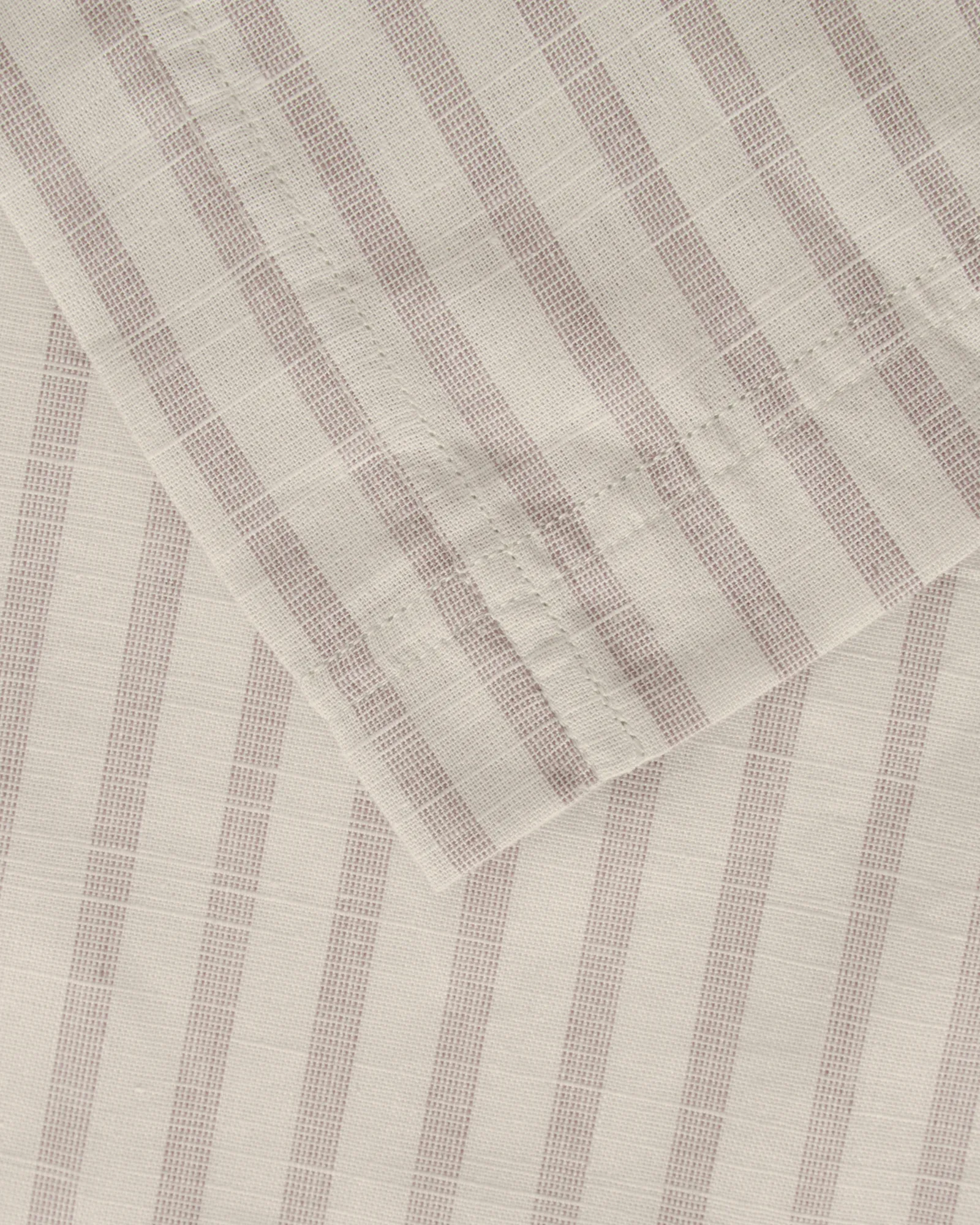 Stripe Mauve Muslin dynetrekk, 140x200 cm Garbo&Friends