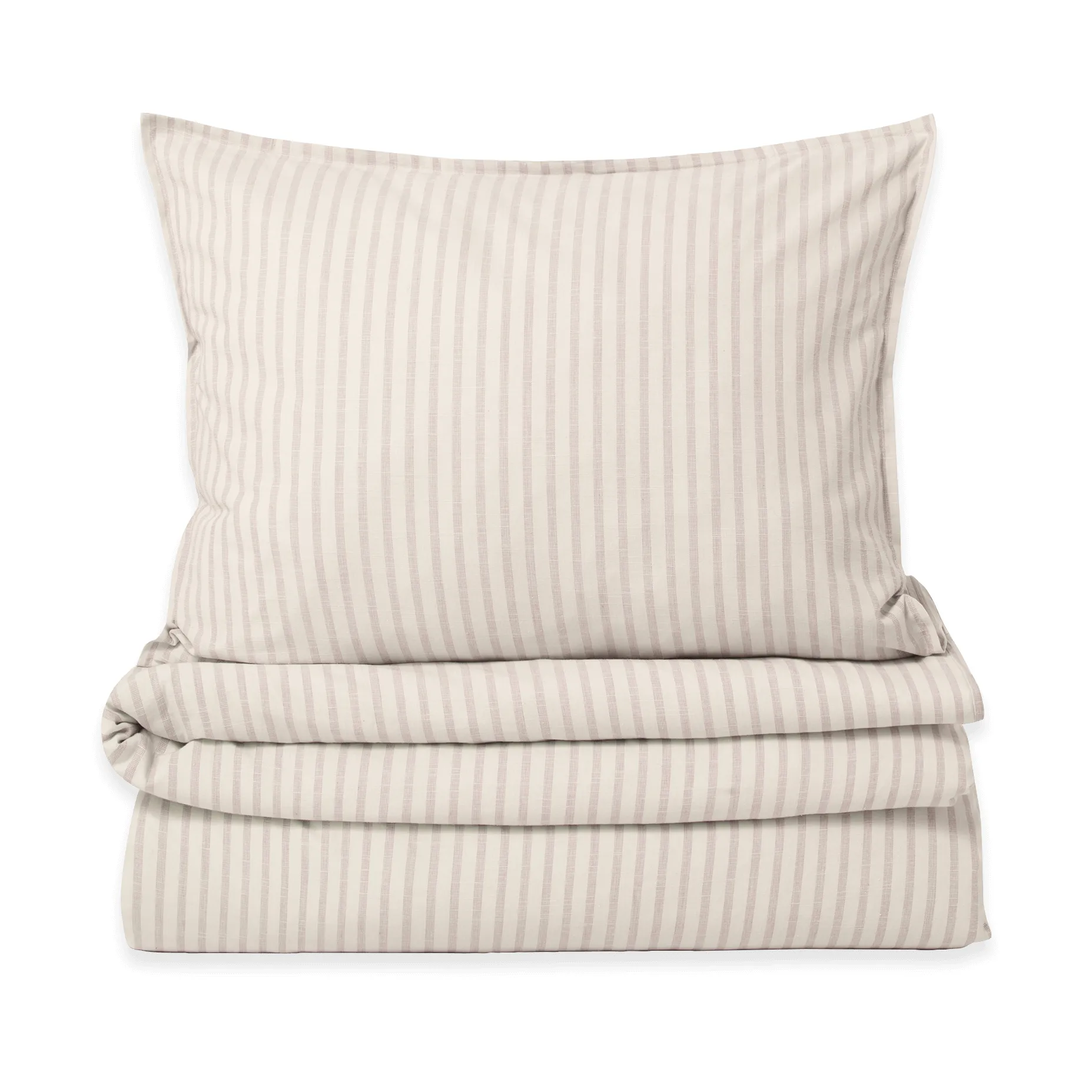 Stripe Mauve sengesett, 140x200 cm/50x70 cm Garbo&Friends