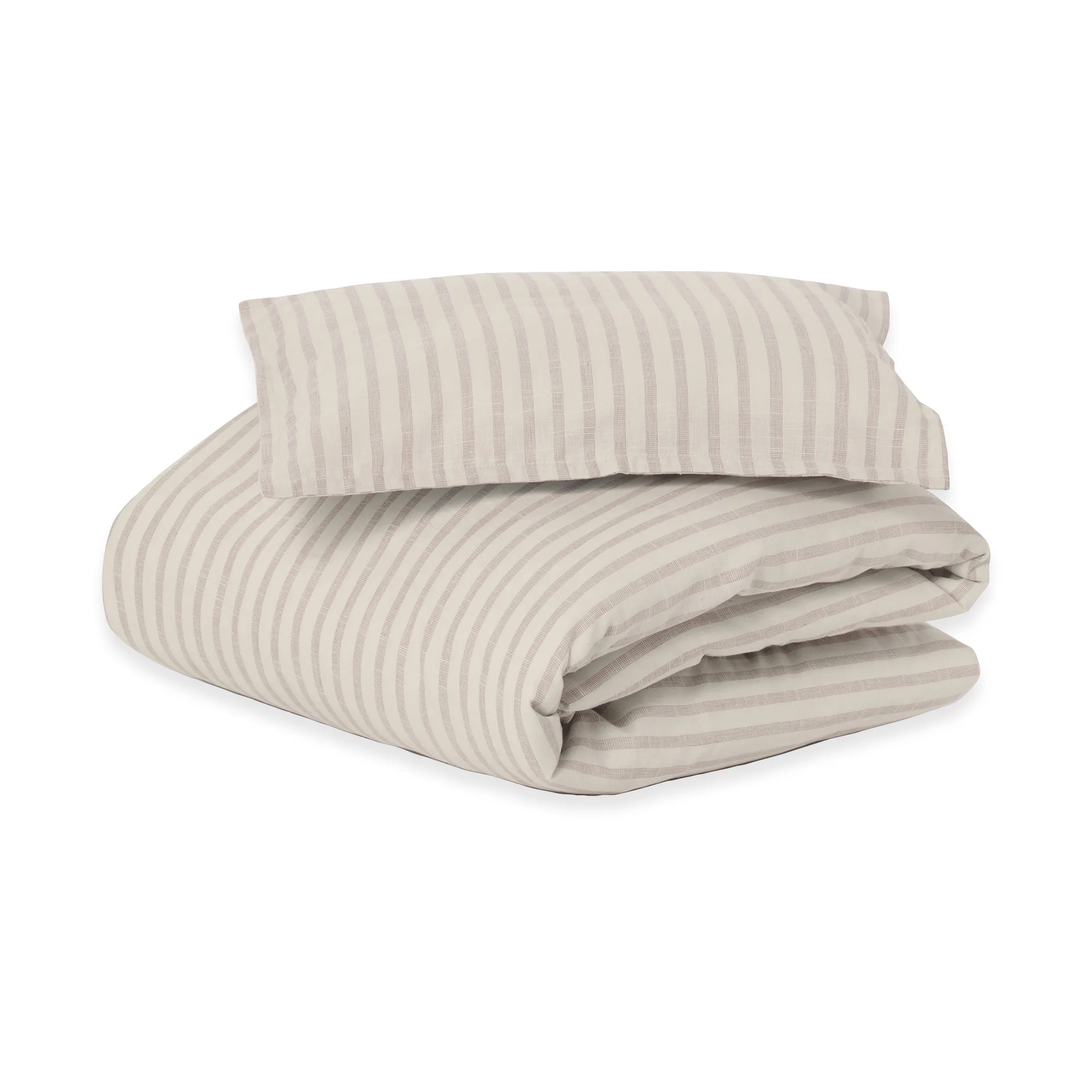 Stripe Mauve sengesett baby, 70x80 cm/28x35 cm Garbo&Friends