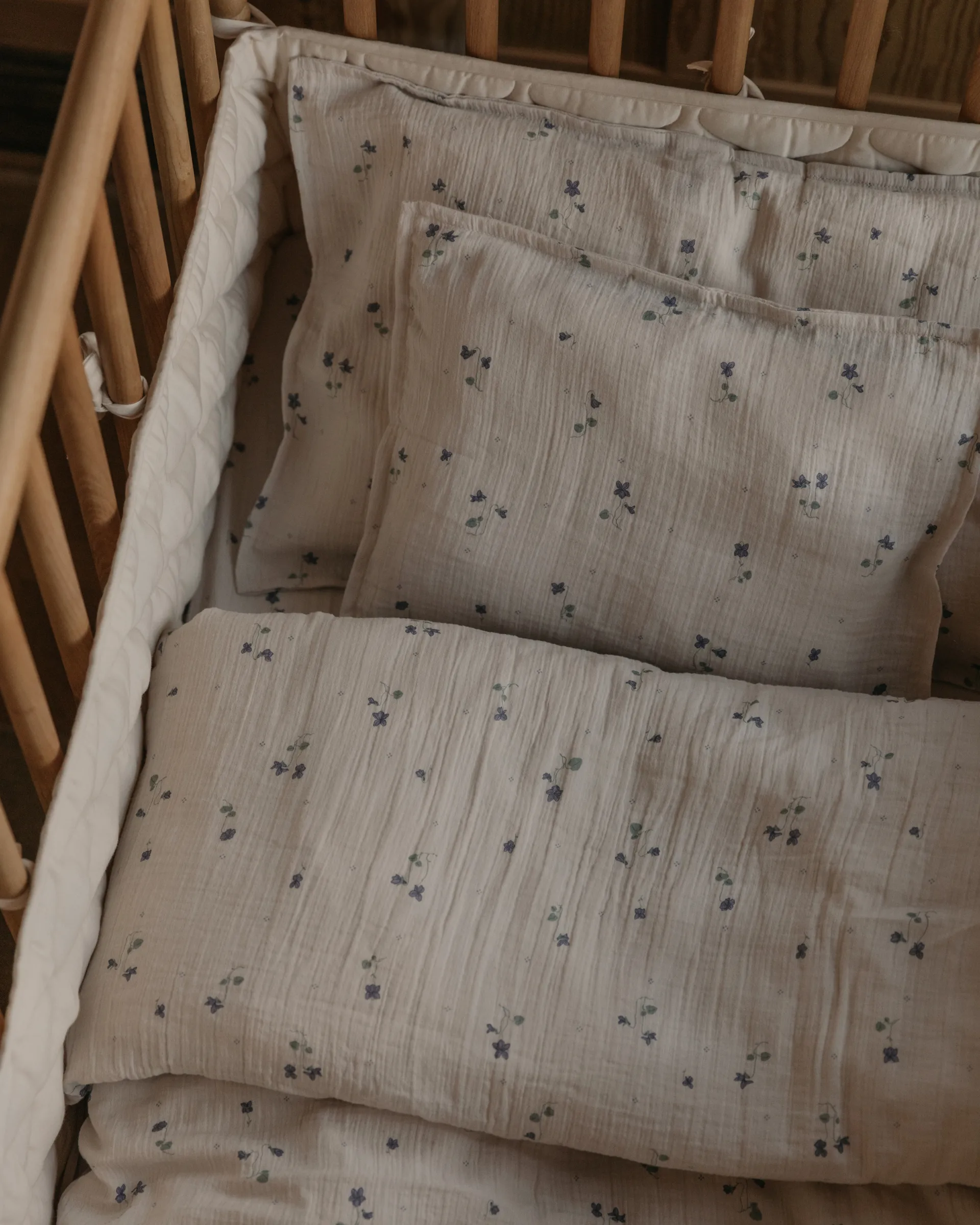 Viola Muslin sengesett junior, 100x140 cm/40x60 cm Garbo&Friends