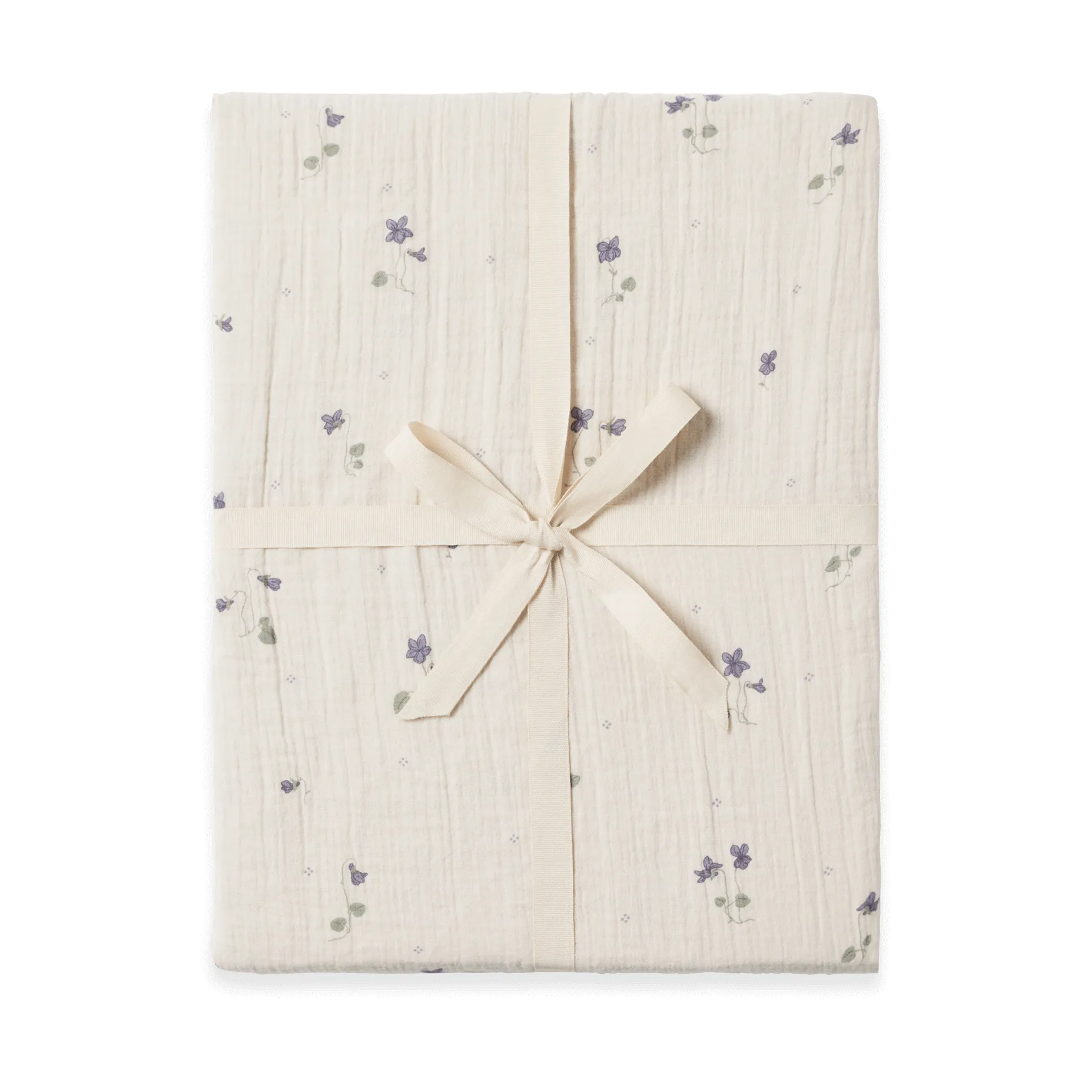 Viola Musselin strikklaken, 180x200x30 cm Garbo&Friends