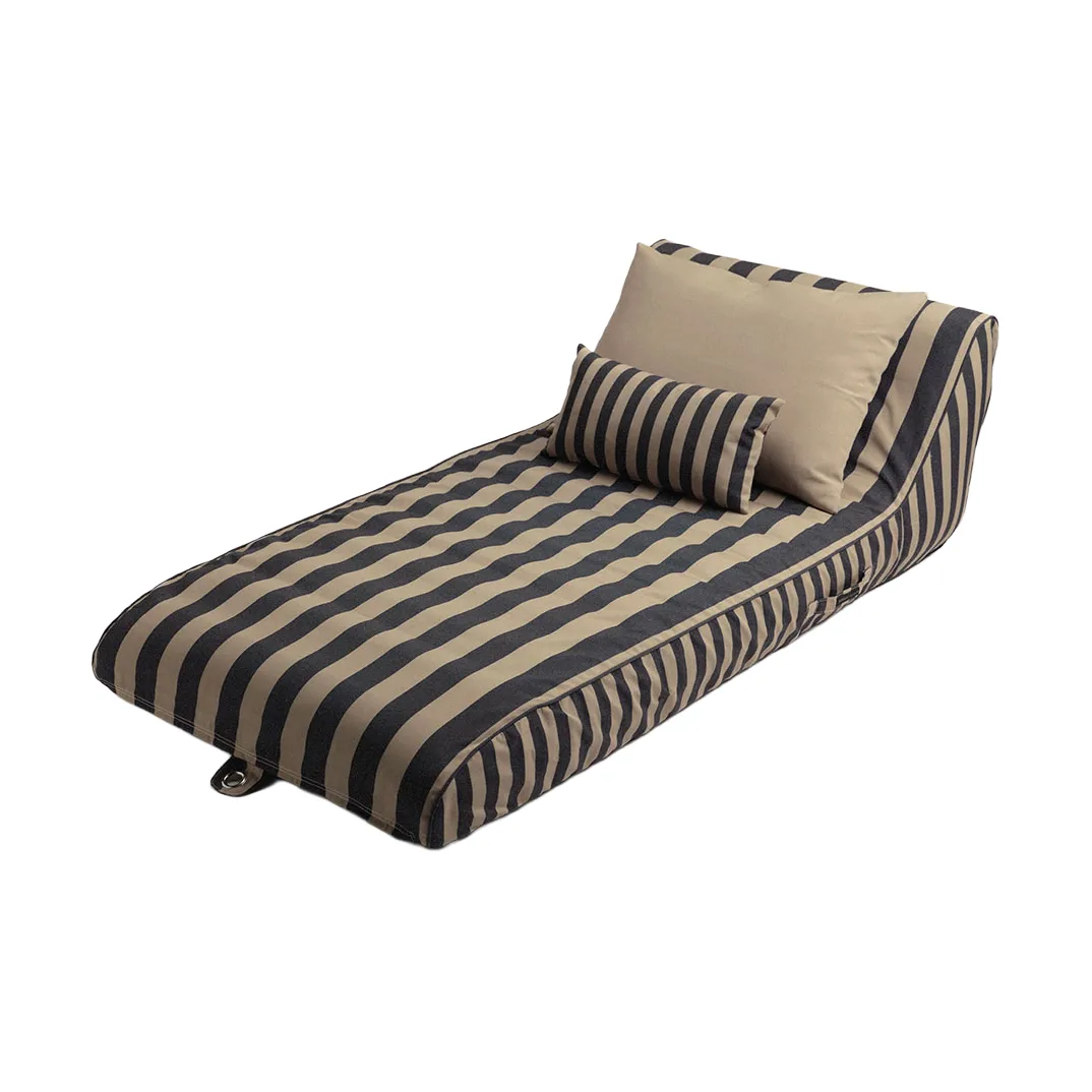 Garden Glory flytende solseng, Svart-beige, 85x168,5 cm Garden Glory