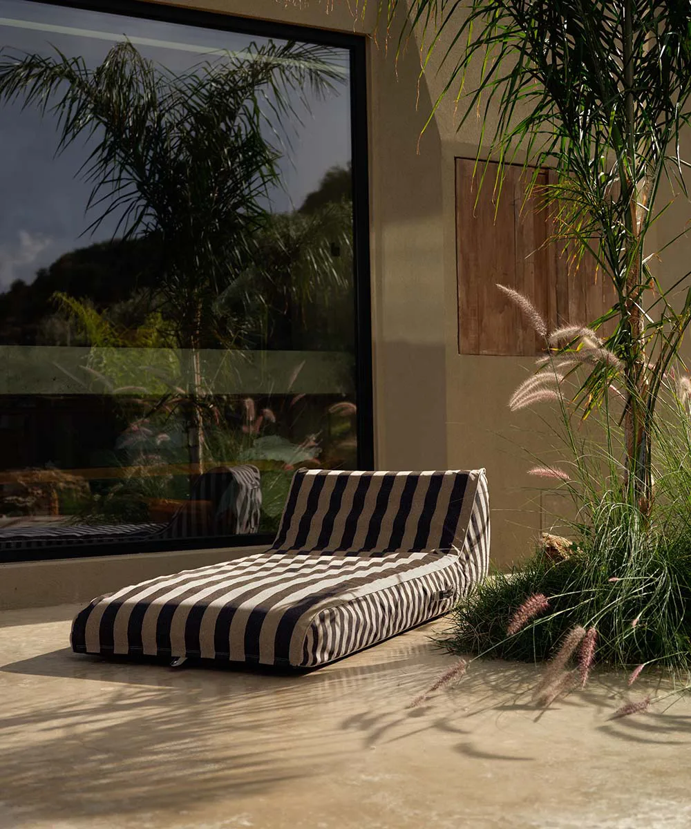 Garden Glory flytende solseng, Svart-beige, 85x168,5 cm Garden Glory