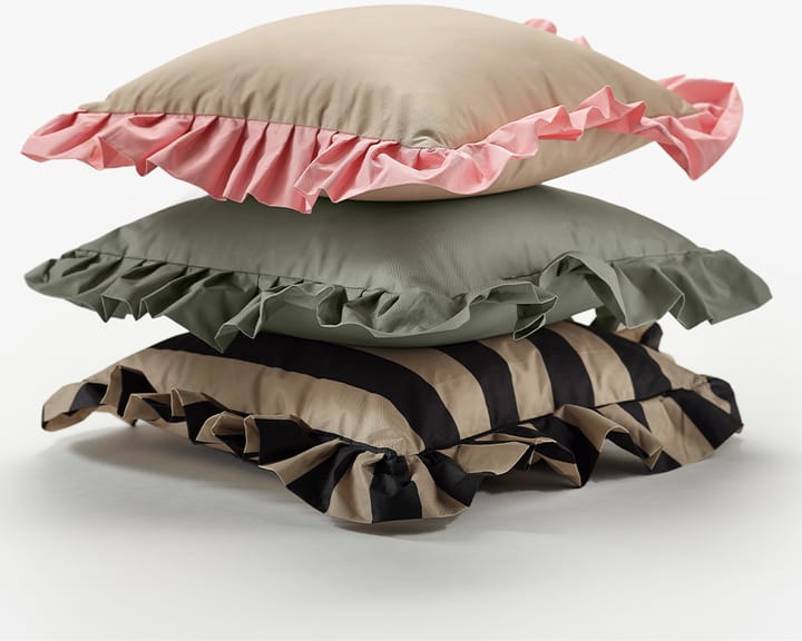 Garden Glory Outdoor pute med volang 45x45 cm, Beige-pink Garden Glory